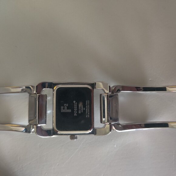** Beautiful Fossil Y2 Ladies Stainless Steel Watch W/Crystals** - Picture 4 of 10